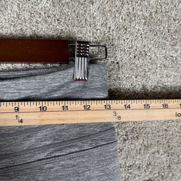 Free People Movement Swerve Lace Side Leggings Size Small Gray Heathered Yoga - Picture 5 of 14